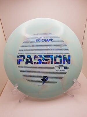 Discraft Discs Paige Pierce Passion Light Pastel Blue Swirl with Blue Funky Shape Sparkled Stamp 170-172g
