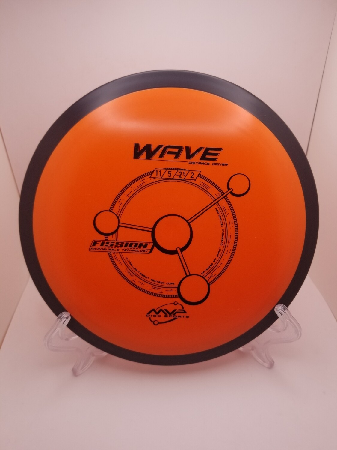 MVP Discs Wave Orange Stamped Fission 149g