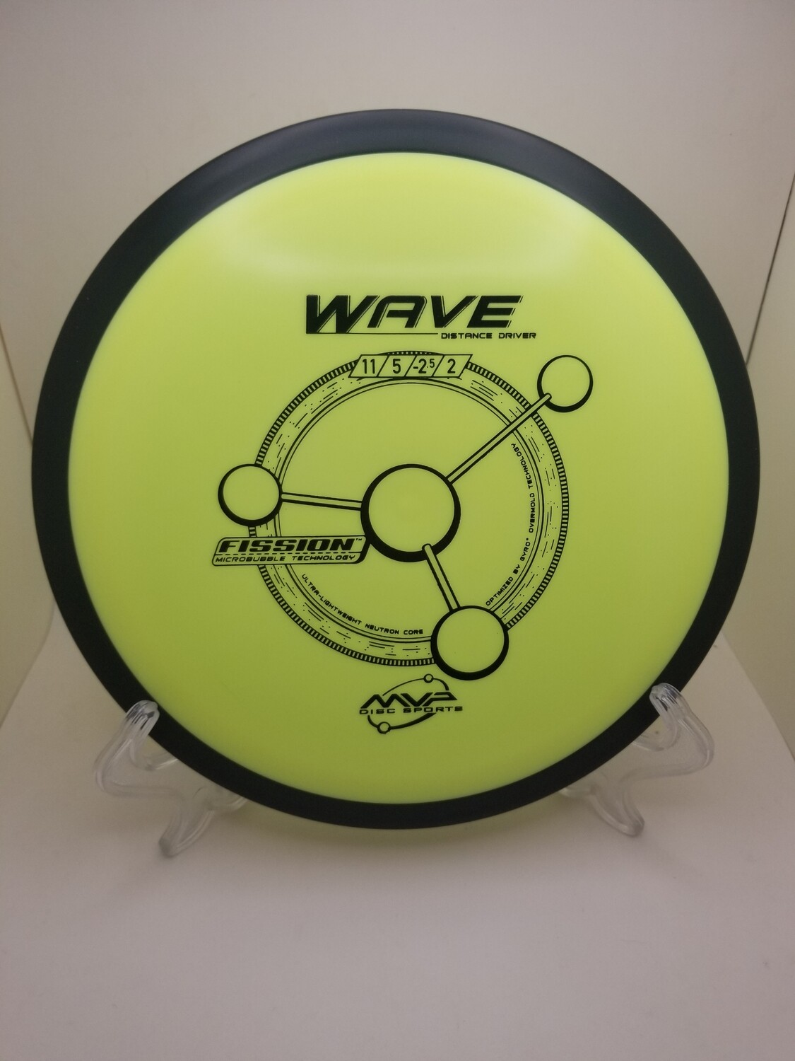 MVP Discs Wave Yellow Stamped Fission 151g