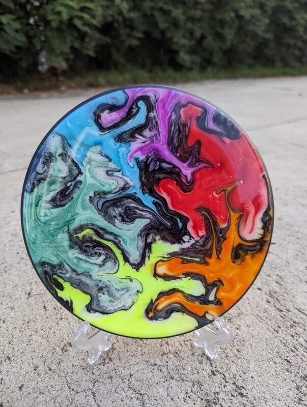 Rainbow Swirl MVP Glitch 152g. Free Shipping!