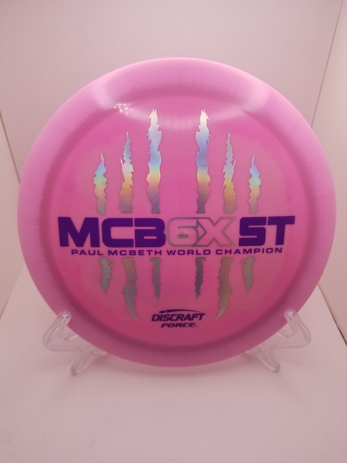 Discraft Discs Paul McBeth 6x ESP Force – 6 Claw MCB6XST Pink 173-174g