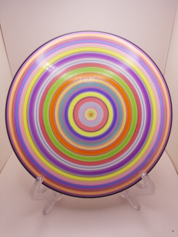 MVP Glitch One of a kind Design Spin with UV dyes 153g. Brought to you by Dyelicious Discs. Free Shipping!