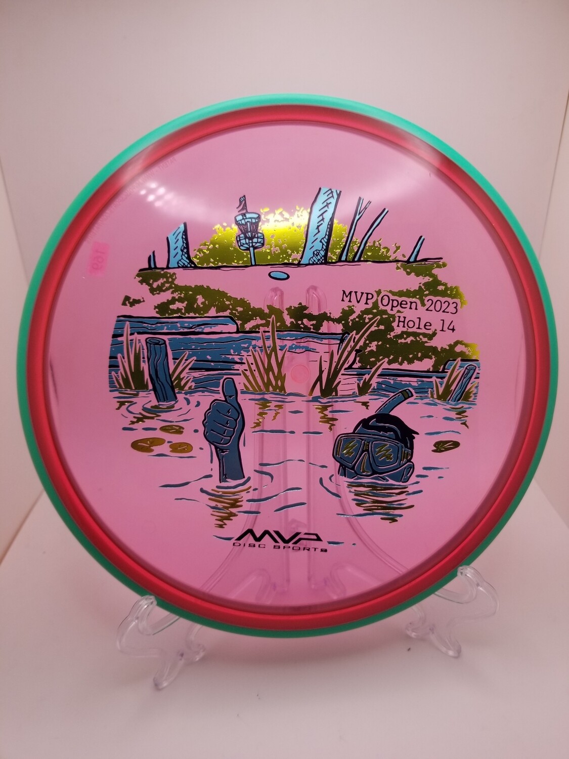 MVP Open Proton Soft Envy – Hole 14 Maple Hill Red Plate / Green Rim 169g