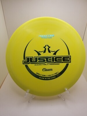 Dynamic Discs Classic Blend Moonshine Justice Yellow Glow Classic 176g