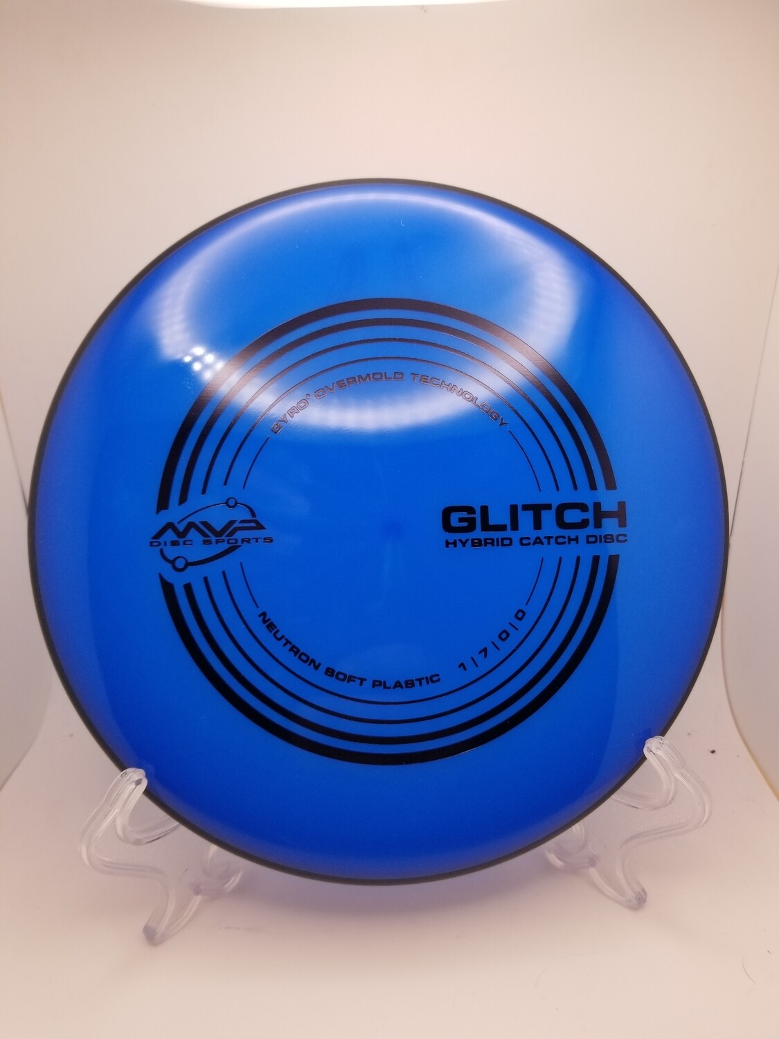 MVP Discs Glitch Neutron Blue Stamped with Black Rim 150-154g