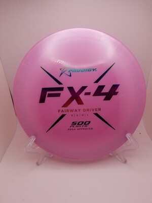 Prodigy Discs FX-4 Fairway Driver 500 Plastic Pink with Gradient stamp 174g
