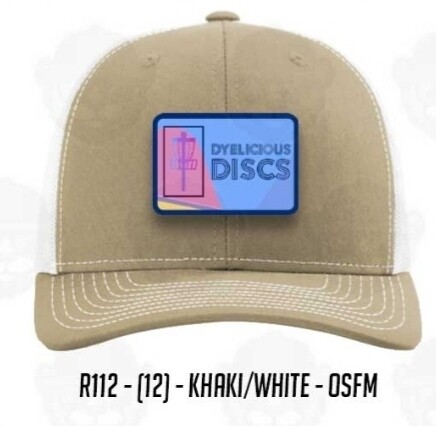 Dyelicious Discs Trucker Hat R112 - Khaki/White
