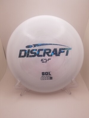 Discraft Discs Sol ESP Light Grey with Blue Snowflake Stamp