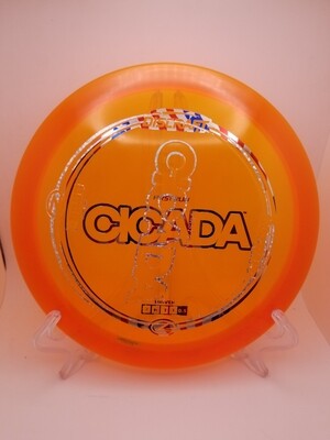 Discraft Discs First Run Cicada Misprint Orange with American Flag and Silver Star Stamp 173-174g