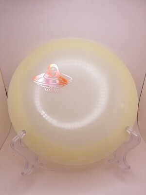 Thought Space Athletic Discs Glow Synapse with Pinkish/Silver Mini OTB Alien Stamp 175g