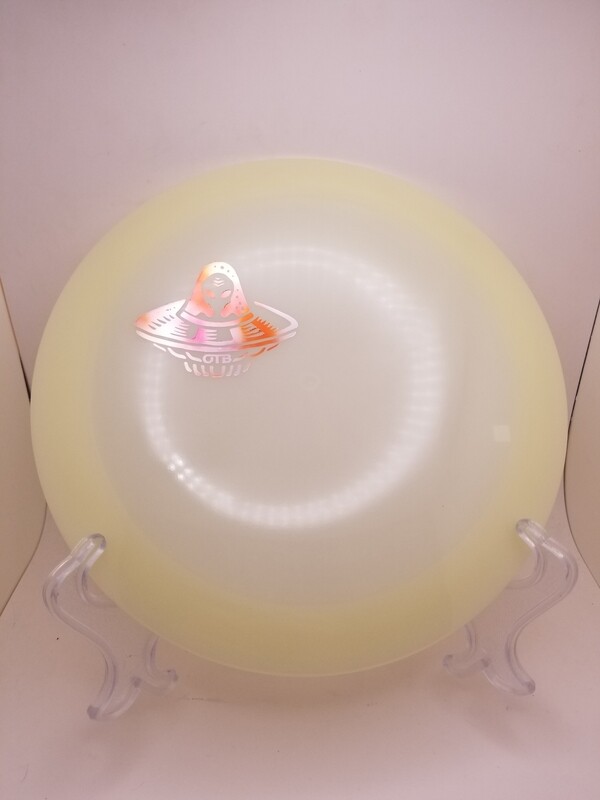 Thought Space Athletic Discs Glow Synapse with Pinkish/Silver  Mini OTB Alien Stamp 175g