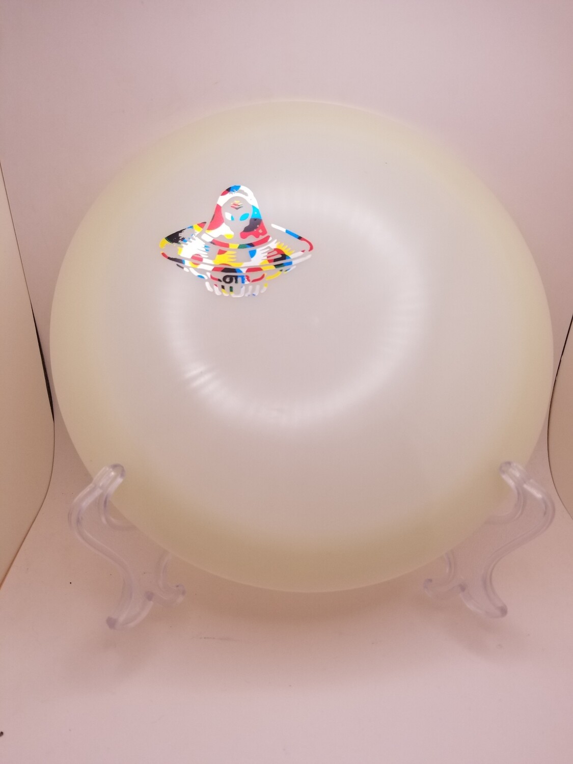Discmania Discs Glow C Line DD1 with Wonderbread Mini Alien OTB Stamp 173g
