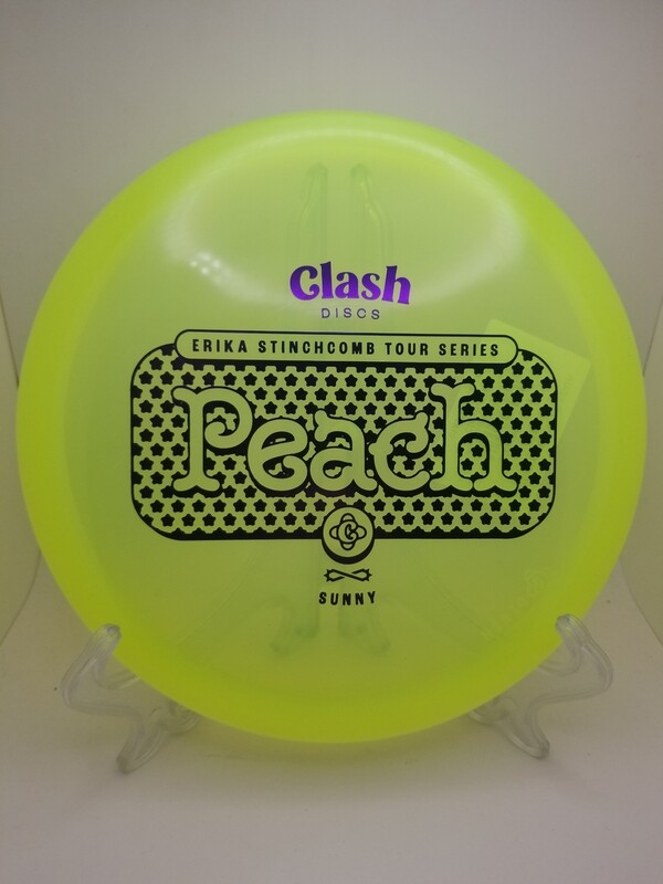Clash Discs Sunny Peach Erika Stinchcomb Tour Series Yellow 177g