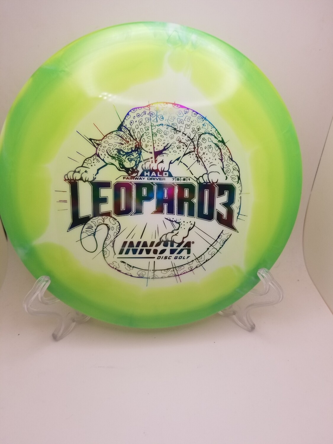 Innova Discs Halo Leopard3 with Green Halo and Gradient stamp 173-175g
