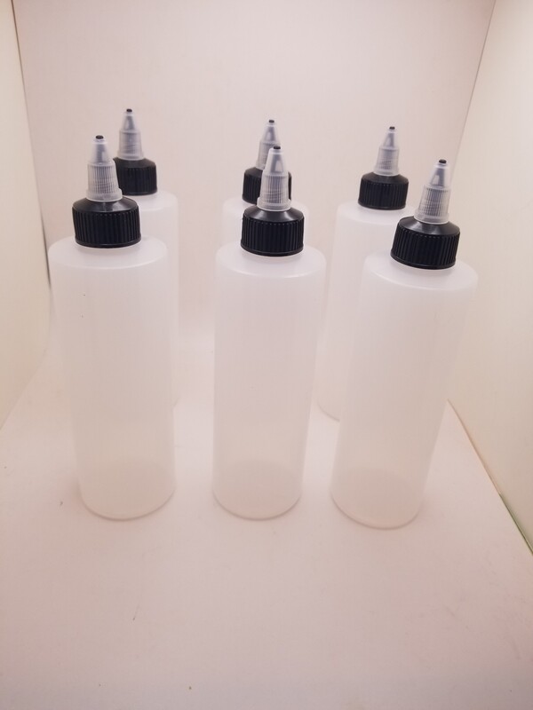 8 oz Plastic Bottle Dispensers choose between 1, 6, or 10 pack.