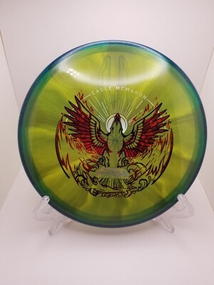 Axiom Discs- Prism Proton Envy - Team Series - Rebirth Eagle McMahon. Sparkly Green with Blue Sparkly Rim 174g