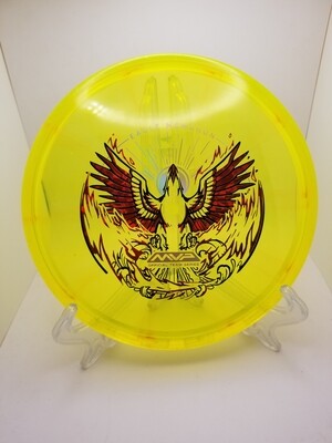 Axiom Discs- Prism Proton Envy - Team Series - Rebirth Eagle McMahon. Yellow with Sparkly Yellow Rim 174g