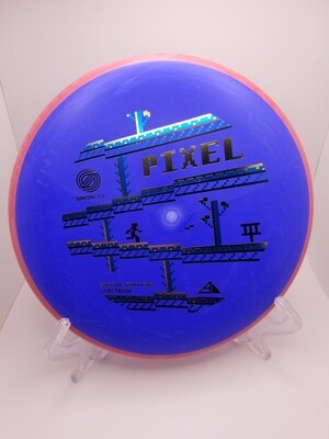 Axiom Discs - Simon Line - Electron Pixel - Special Edition Purple with Pinkish/Red Rim 174g