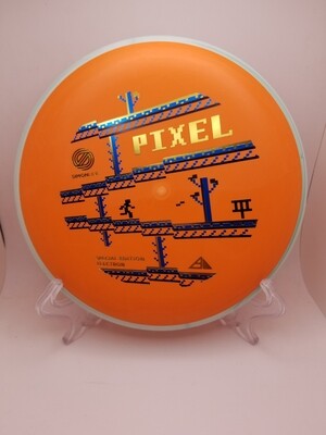 Axiom Discs - Simon Line - Electron Pixel - Special Edition Orange with White Rim 171g