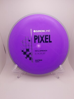 Axiom Discs- Simon Line - Electron Pixel - Stock Purple with Grey Rim 174g.