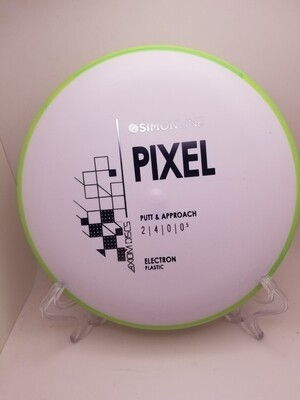 Axiom Discs- Simon Line - Electron Pixel - Stock White with Green Rim 175g
