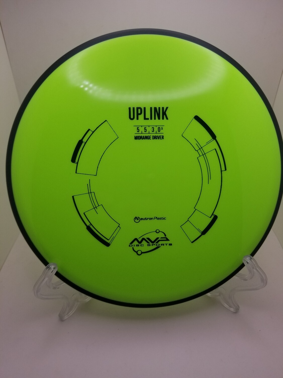 MVP Discs Uplink Dayglow Green Stamped Neutron 178g