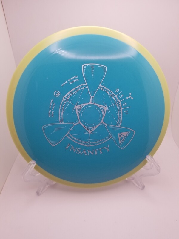 Axiom Discs Insanity Teal Blue with Sandstone Tan Rim Neutron 173g