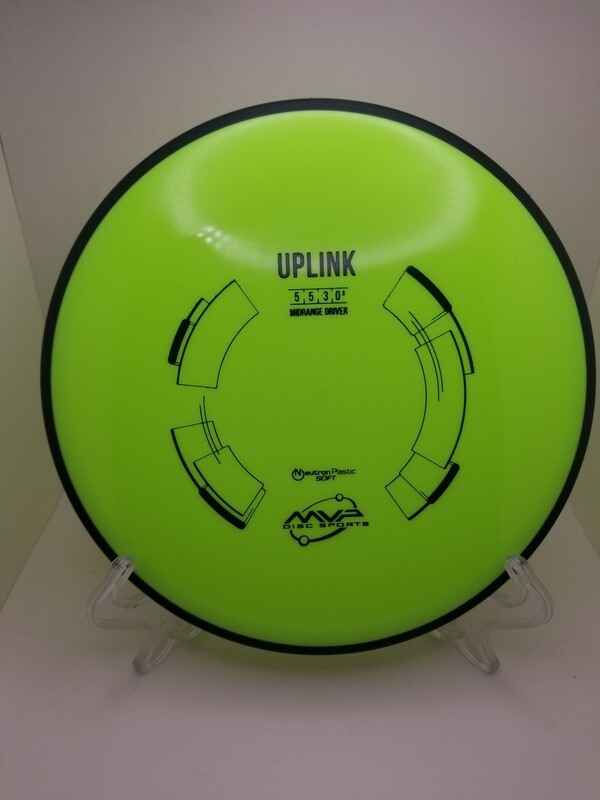 MVP Discs Uplink Neutron Soft  Dayglow Green 177-178g