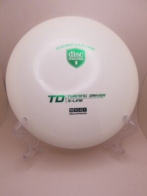Discmania Discs S-Line TD White with Teal Stamp 176g