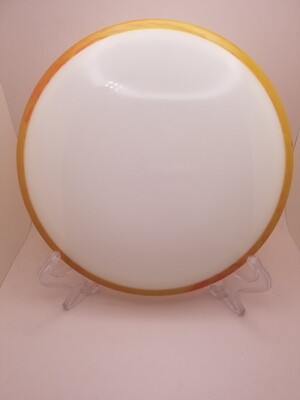 Dyer&#39;s Delight Axiom Discs Crave White Blank with Orange Rim Neutron 170-175g g
