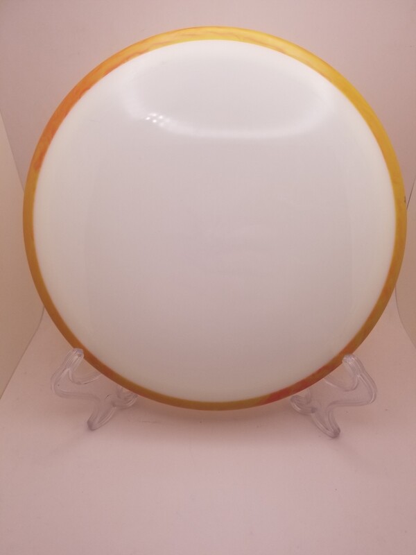 Dyers&#39; Delight Axiom Discs Crave White Blank with Orange Rim Neutron 170-175g g