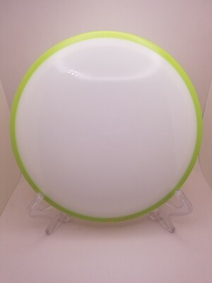 Dyer&#39;s Delight Axiom Discs Crave White Blank with Green Rim Neutron 170-175g g