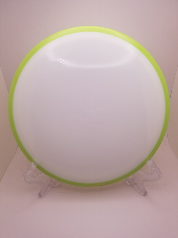 Dyers&#39; Delight Axiom Discs Crave White Blank with Green Rim Neutron 170-175g g