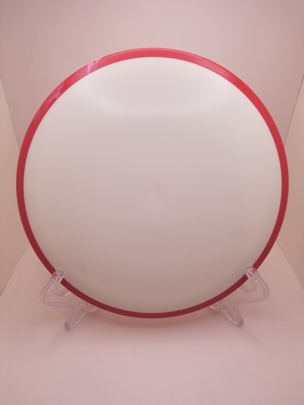 Dyers&#39; Delight - Axiom Discs Crave White with Red Rim Fission 165-169 g
