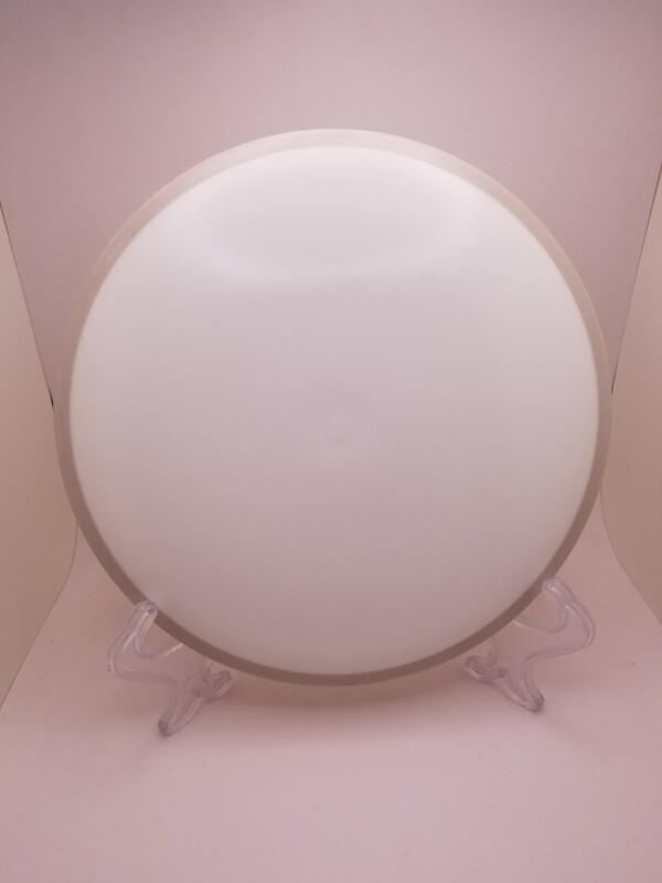Dyers&#39; Delight - Axiom Discs Crave White with Sandstone swirly Rim Fission 165-169 g