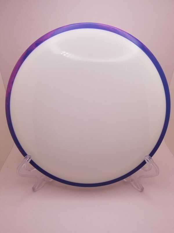 Dyers&#39; Delight Axiom Discs Crave White Blank with Purple Rim Neutron 170-175g g