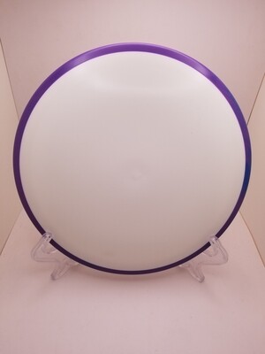 Dyer&#39;s Delight - Axiom Discs Crave White with Purple Rim Fission 165-169 g