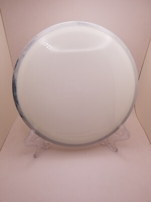 Dyer's Delight Axiom Discs Crave White Blank with Grey Swirly Rim Neutron 170-175g g