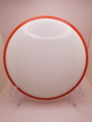 Dyer&#39;s Delight Axiom Discs Crave White Blank with Orange Rim Neutron 170-175g g