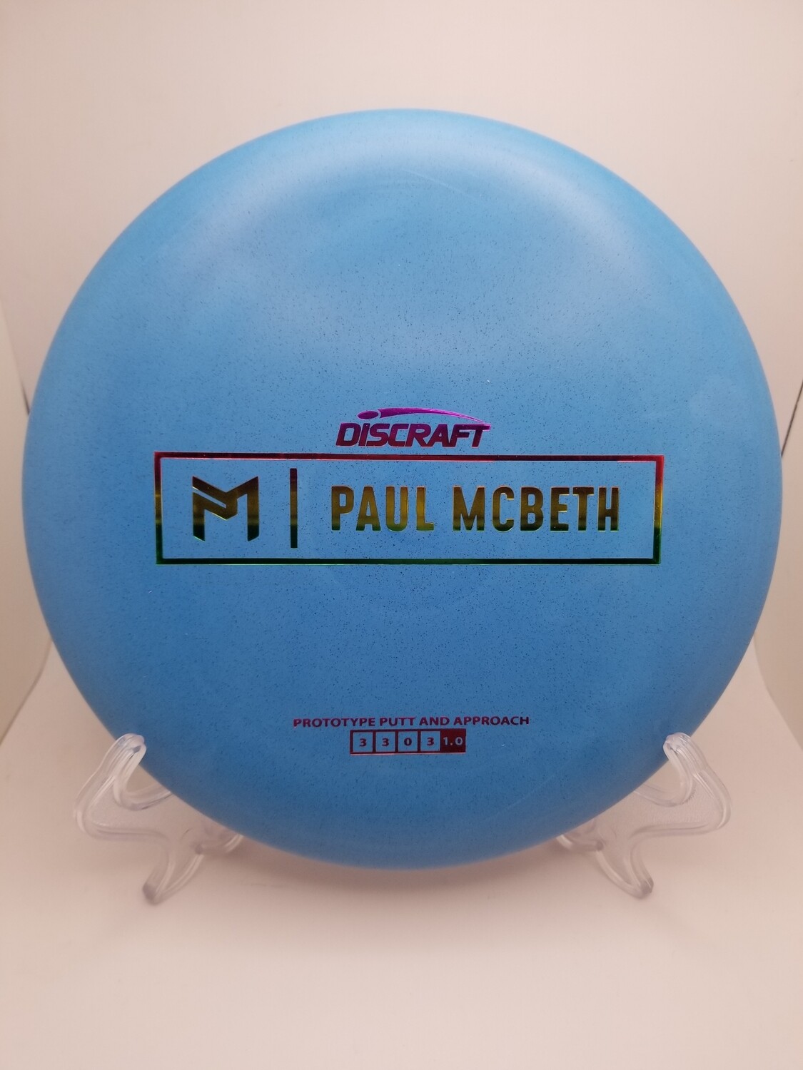 Discraft Discs Paul McBeth Prototype Kratos Light Blue with Gradient Stamp 175g