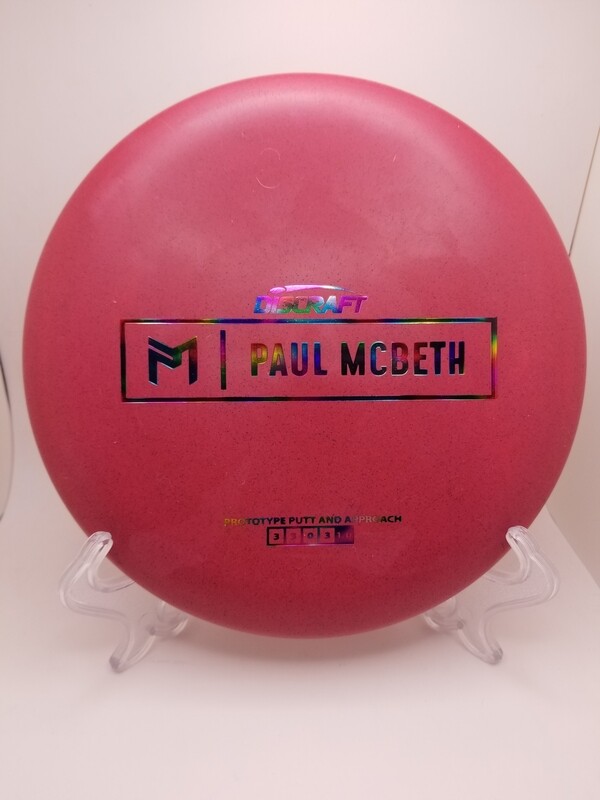 Discraft Discs Paul McBeth Prototype Kratos Red with Gradient Tie dye Stamp 172g