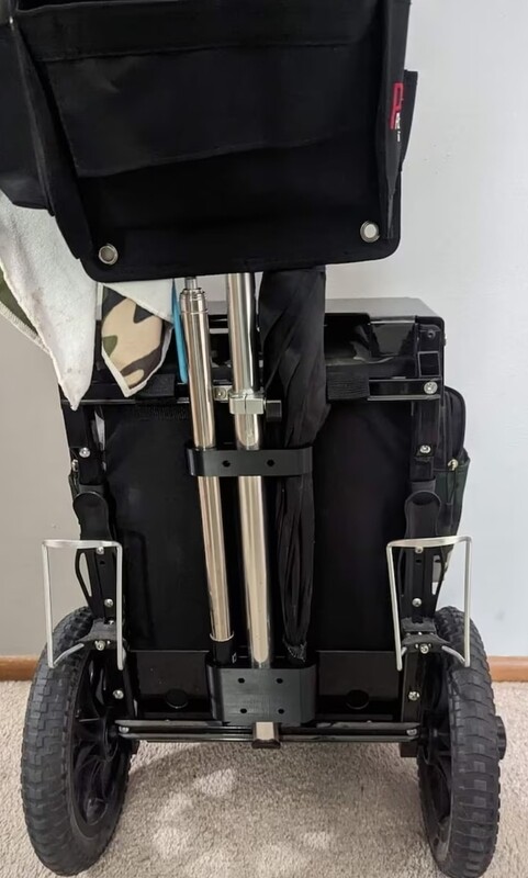 Zuca Cart Retriever Holder and Umbrella Holder by Litdiscs.  Free Shipping!