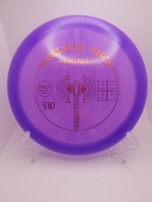 Westside Discs Stamped Purple Hatchet VIP 173+g