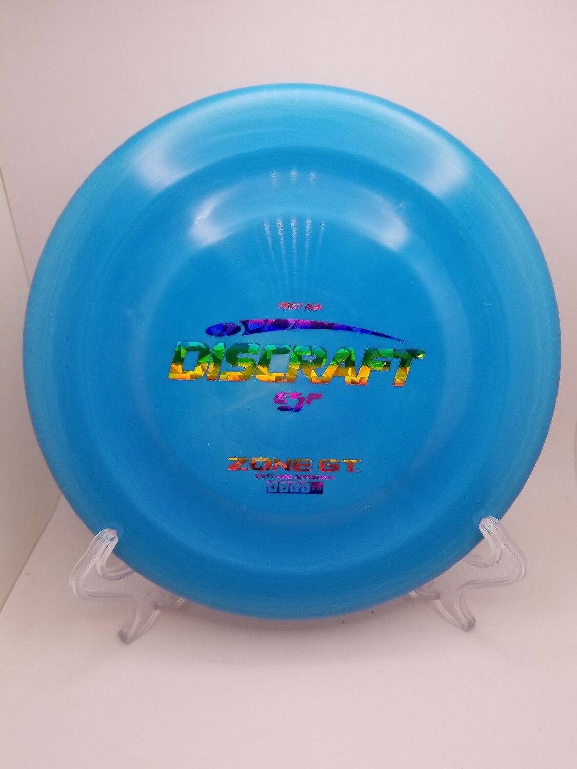 Discraft Discs First Run ESP Zone GT with Bager GT Top Blue 170-172g