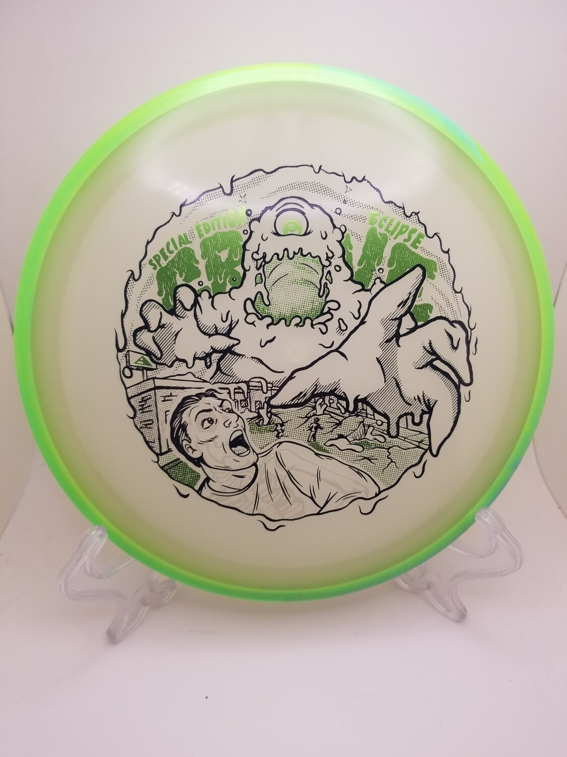 Axiom Discs Special Edition Eclipse Crave Dayglow Green Swirly Rim 169g
