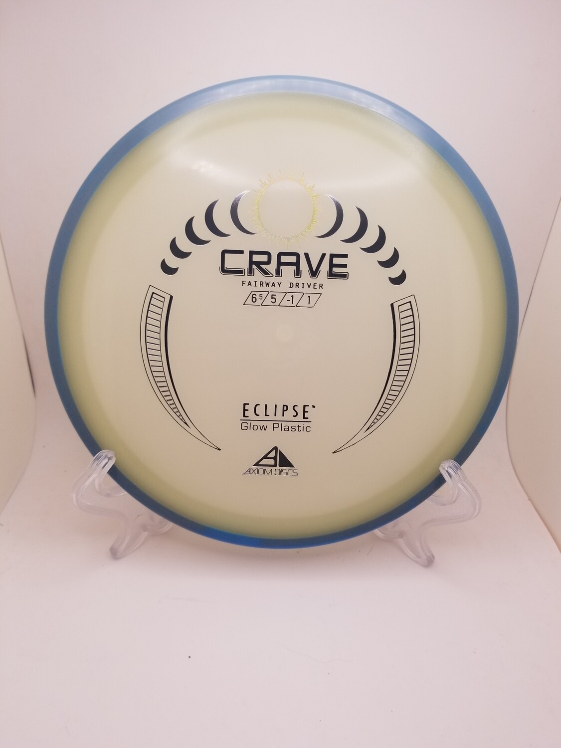 Axiom Discs Crave Eclipse Stamped Grey/Blue Swirly Rim 168g
