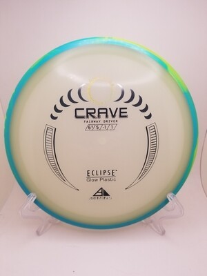 Axiom Discs Crave Eclipse Stamped Teal Green/Yellow Swirly Rim 168g