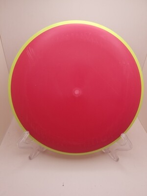 Axiom Discs- Simon Line - Electron Pixel Soft- Blank Red with Green Rim 171g.