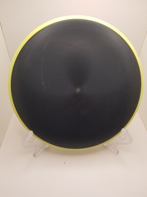 Axiom Discs- Simon Line - Electron Pixel Soft- Blank Black with Yellow Rim 174g.