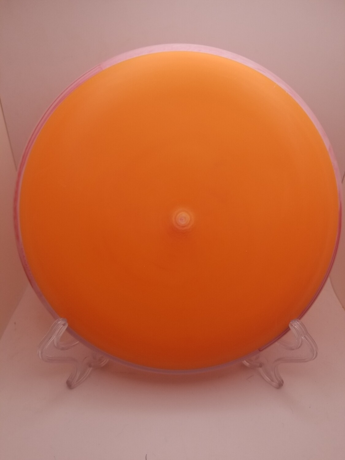 Axiom Discs- Simon Line - Electron Pixel Soft- Blank Orange with Pink Rim 172g.
